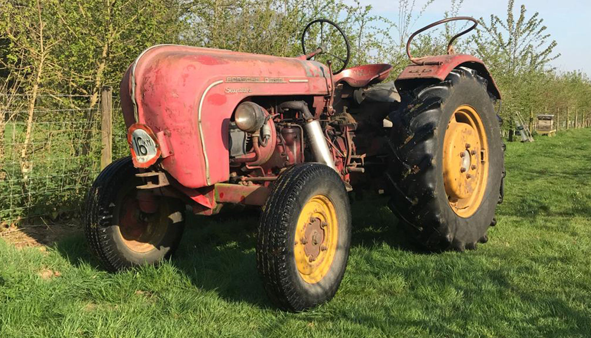 NEWS&EVENTS ORCHARD Our Amazing 1964 Porsche Tractor